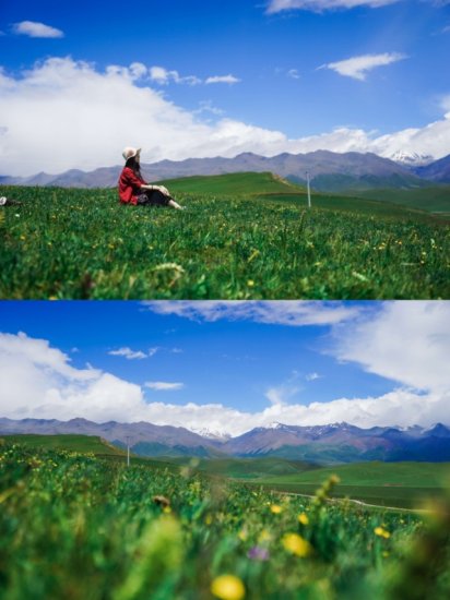 茶卡盐湖的**堆，是<em>藏族</em>人民<em>常见的</em>石头堆