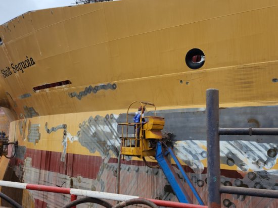 舟山万邦重工“绿色修船”成果显著，为世界修船业绿色发展贡献...