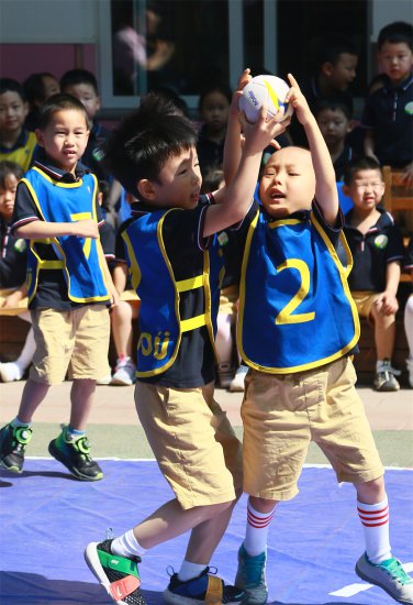 助推手球运动普及和发展 幼儿手球体验交流活动在京举行