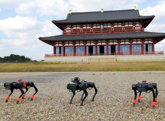 日本利用四脚机器人进行公园巡查实证试验 AI技术可<em>自我</em>学习