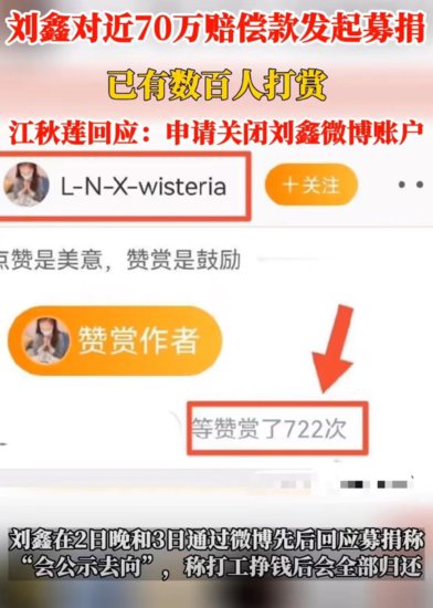 2万人点赞支持<em>刘鑫</em>，700人给她打赏募捐！