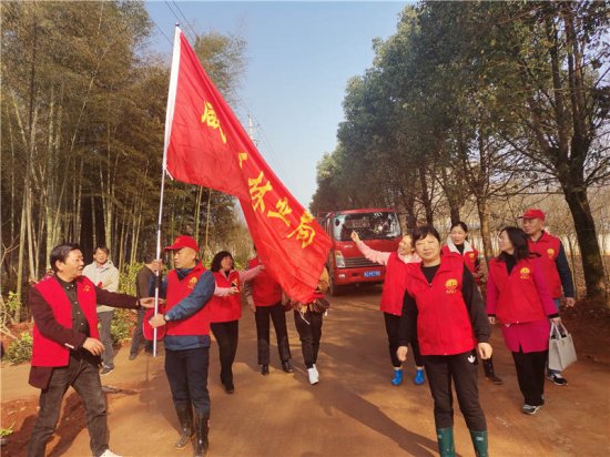 湖北咸安志愿者3年“植桂添香”让125个乡村变“香村”