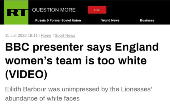 英媒<em>女主持</em>称“英格兰女足缺乏多样性”引争议，被质疑制造种族...
