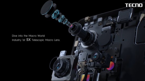传音 Tecno 推出全球首款用于智能<em>手机的</em>伸缩微距镜头，支持 5 倍...