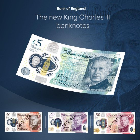 英国央行公布新版英镑纸币设计图案