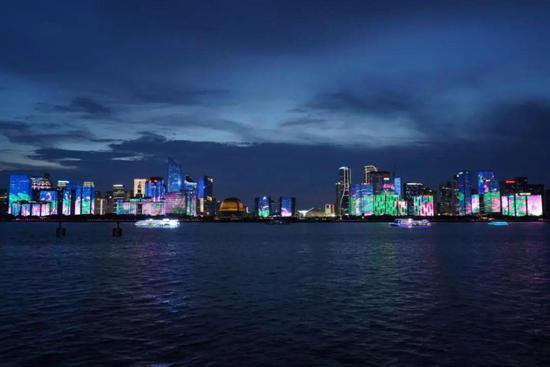 下周起，钱江两岸灯光秀时间调整