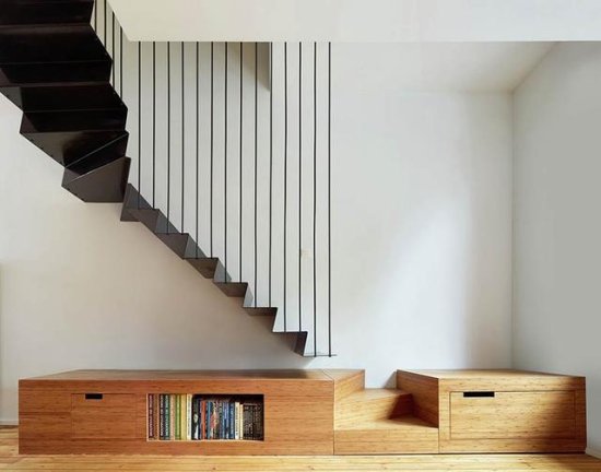 充满创意的家具<em>设计</em> 不仅能做<em>楼梯</em>还能是储物柜