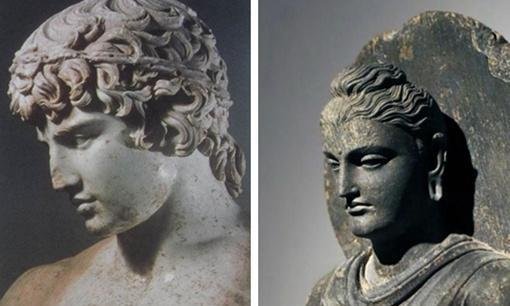 犍陀罗佛教的雕塑竟有浓厚的古<em>希腊风格</em>，难道古<em>希腊</em>曾有佛教？