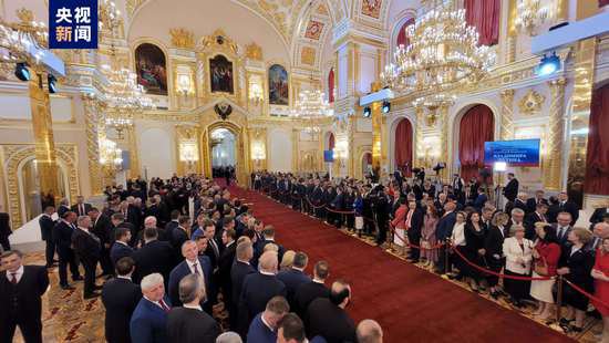 <em>俄罗斯</em>总统普京就职典礼在克里姆林宫举行