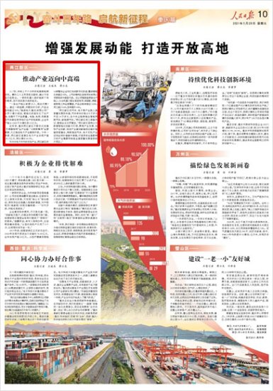 两江新区——推动产业迈向中高端
