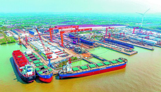扬州造船业发展势头强劲