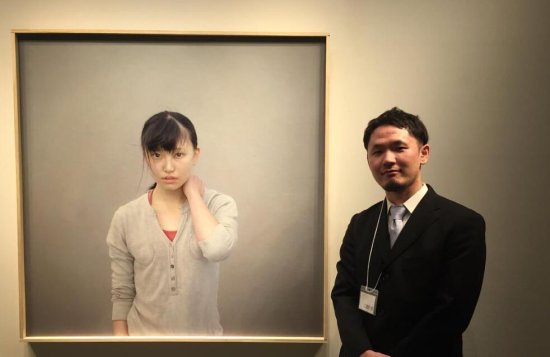 日本名家<em>油画欣赏</em>，躺在水中的女子和照片一样真实，画技堪比冷...