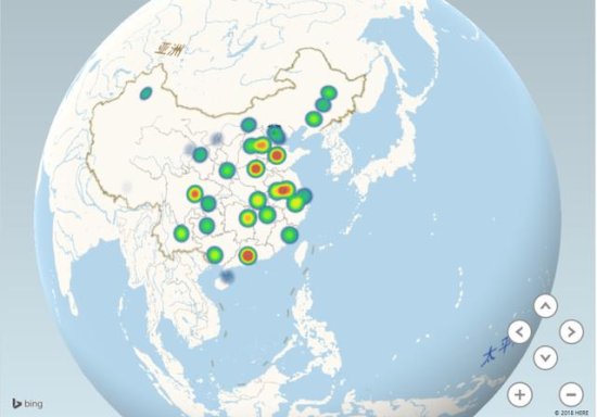 如何用Excel做中国<em>三维</em>地图可视化数据