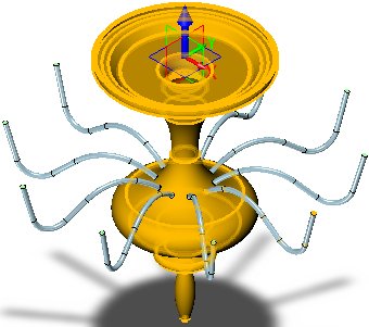 三维CAD:用中望3D设计花瓣吊灯（中篇）