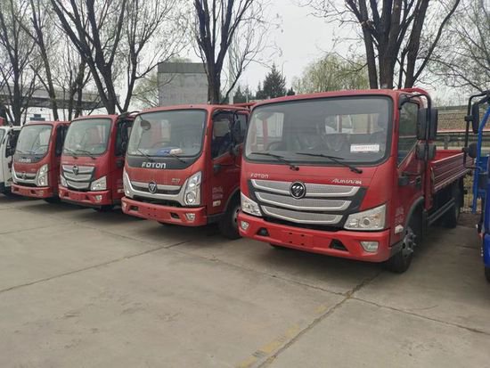 <em>北京卖</em>欧马可自动挡4.2米平板载货车