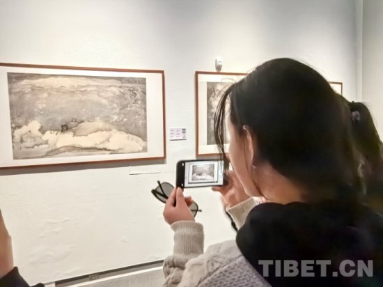 “雪域寻梦”余友心美术作品展在西藏美术馆开展