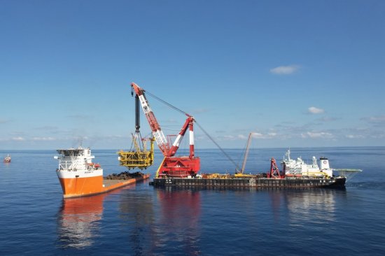 亚洲第一深水导管架平台“海基一号”主体<em>工程</em>海上安装完成