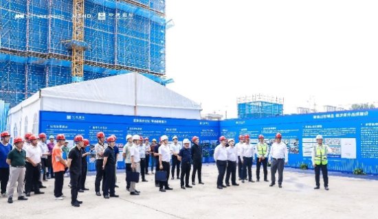 2023年苏州市建筑施工“质量月”启动仪式在中建国际项目举办