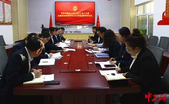 内蒙古巴林右旗总工会召开2023年度社会化工会工作者及集体协商...