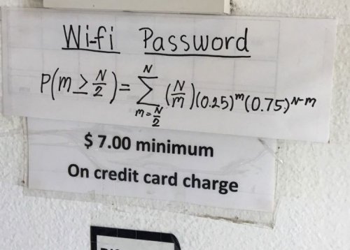 想<em>用免费</em>WiFi先做数学题？美国餐厅耍花招难倒网友