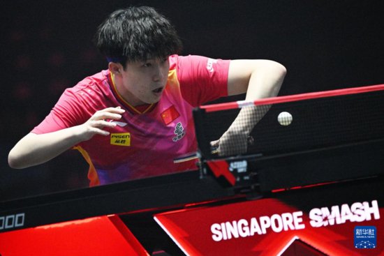 乒乓球——WTT新加坡<em>大</em>满贯：王<em>楚</em>钦晋级八强