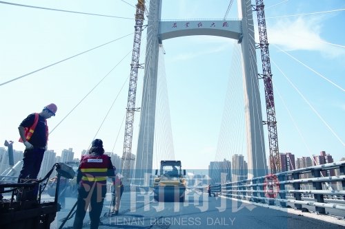 <em>郑州农业路</em>大桥有望月底通车 市区将再添条交通主动脉